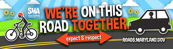 Respect Banner - We're on this road together.
