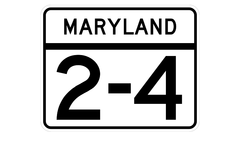 MDOT 2-4 sign