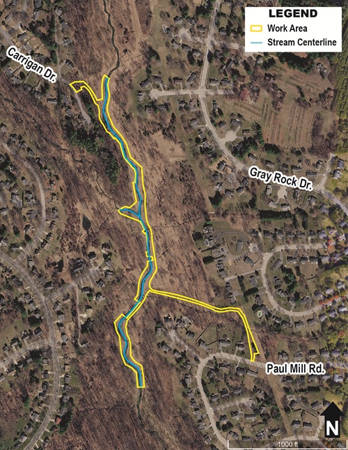 map for Howard County Open House project