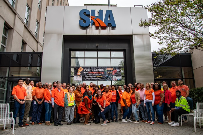 State Highway Administration employees show their colors for ‘Go Orange Day’