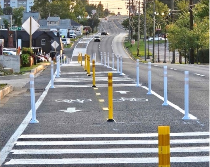 Multi-use path along US 1 in Howard County