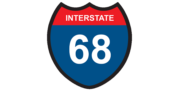 I-68 sign