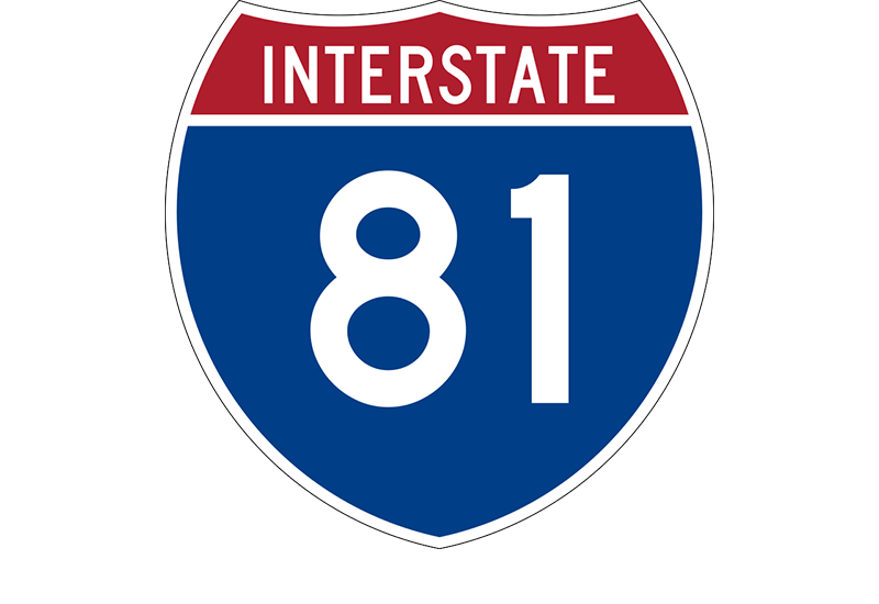 I-81 sign