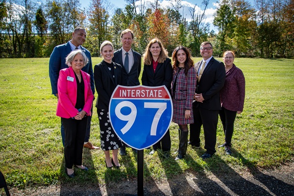 Dignitaries at I-97 event