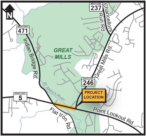 MD 5 project location map