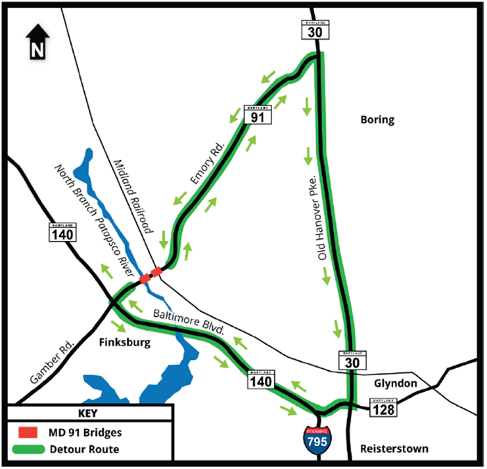 MD 91 bridge replacement