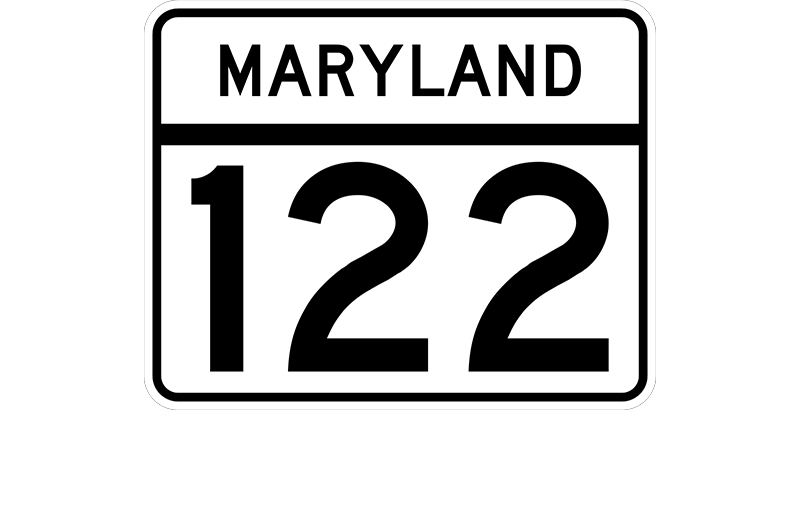 MD 122 sign