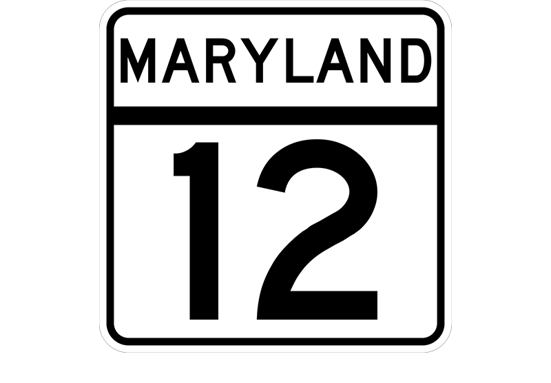 MD 12 sign
