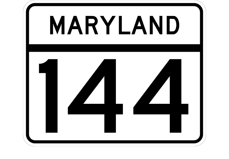 MD 144 sign