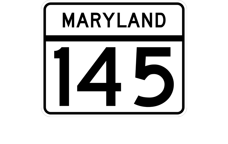 MD 145 sign