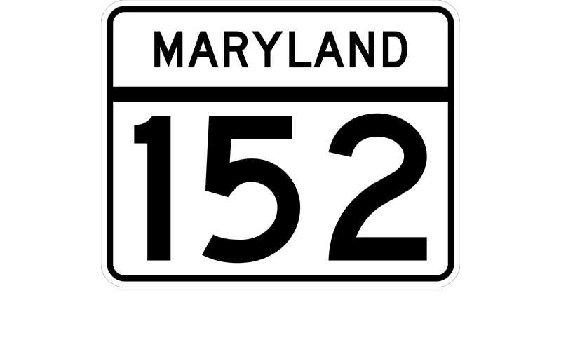 MD 152 sign