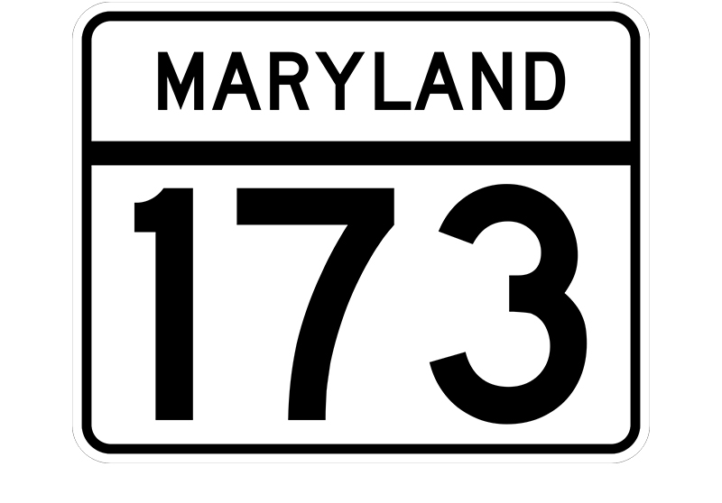 MD 173 sign