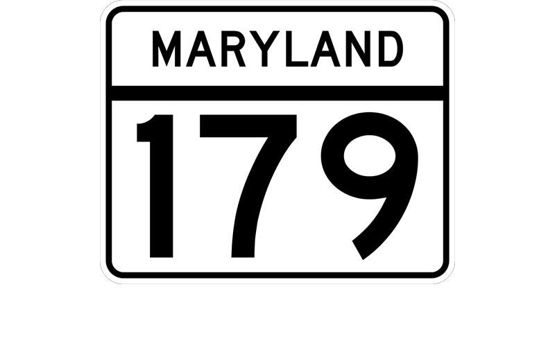 MD 179 sign