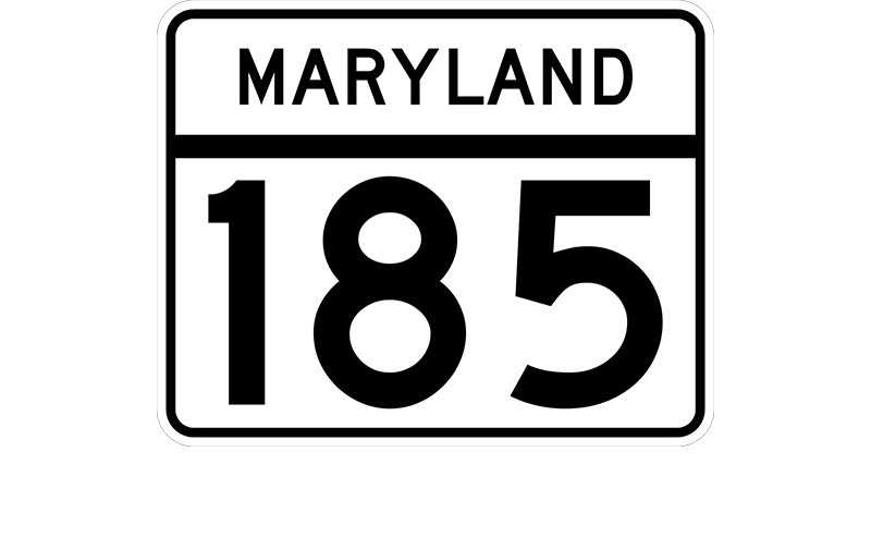 MD 185 sign