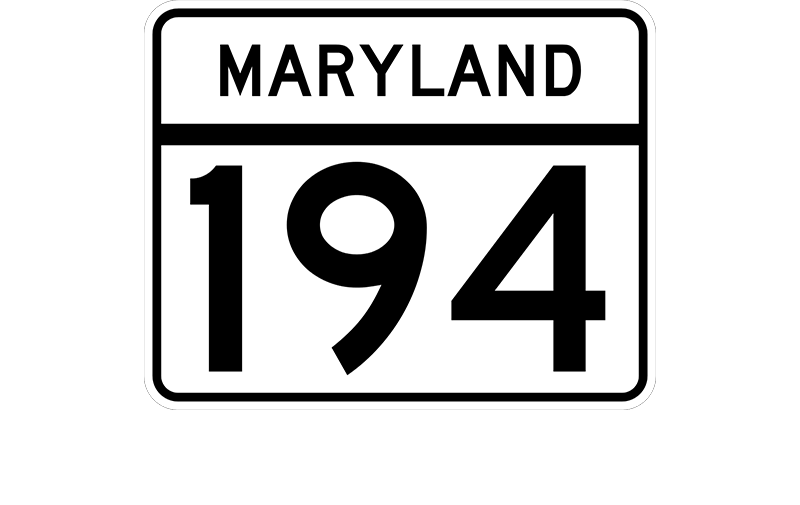 MD 194 sign
