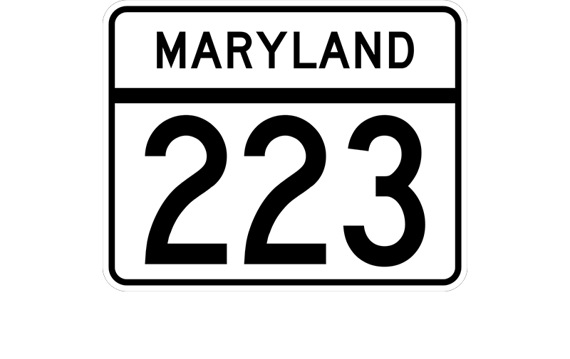 MD 223 sign