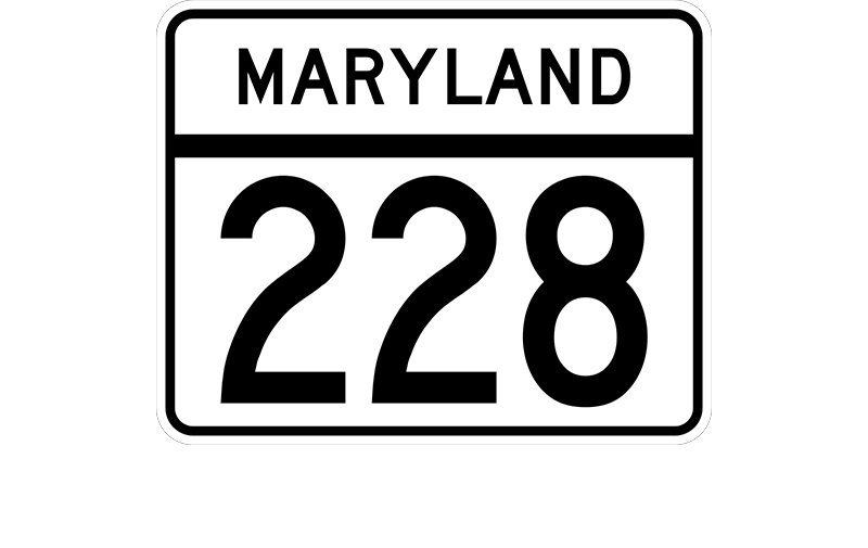 MD 228 sign