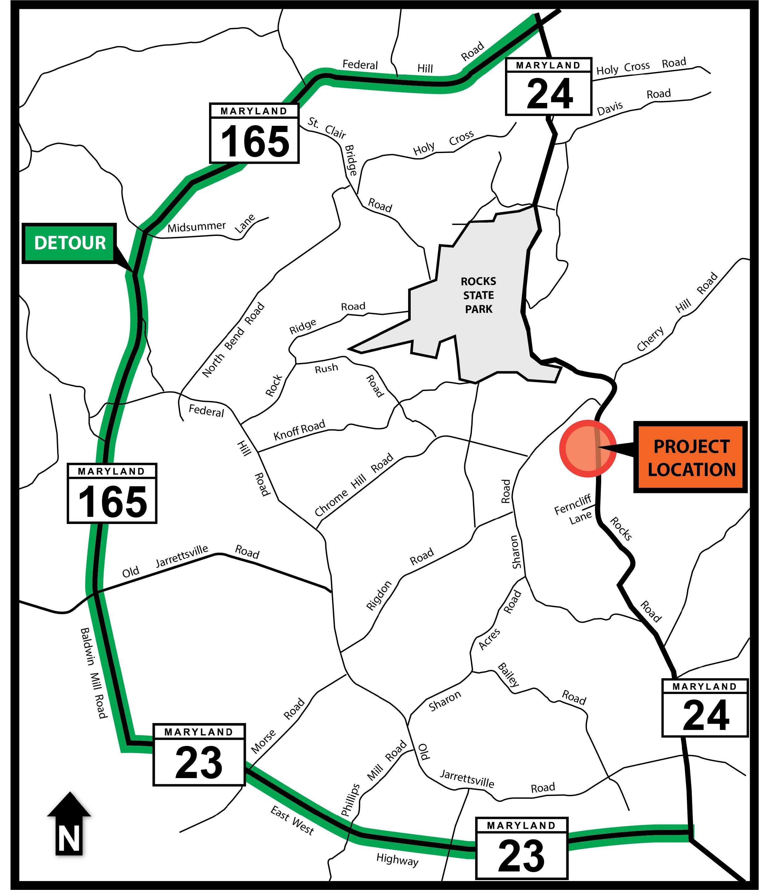 MD 24 Slope Project Area