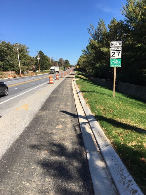 MD 27 acceleration lane