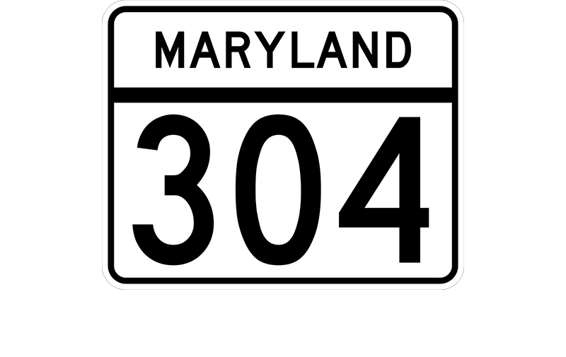 MD 304 sign