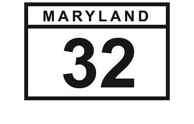 MD 32 sign