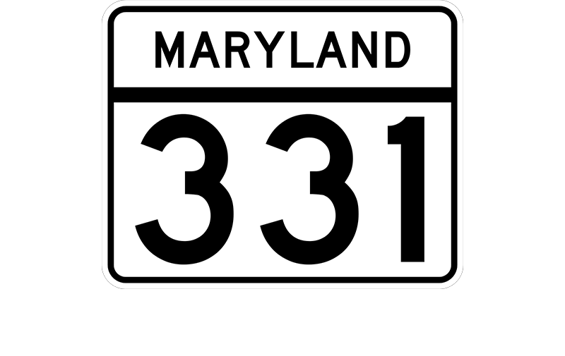 MD 331 sign