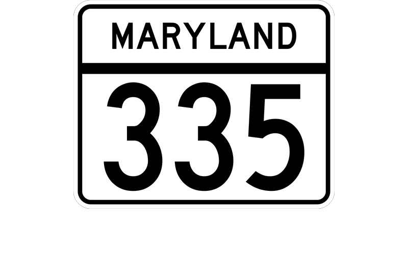 MD 335 sign
