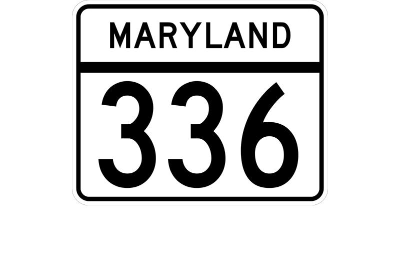 MD 336 sign