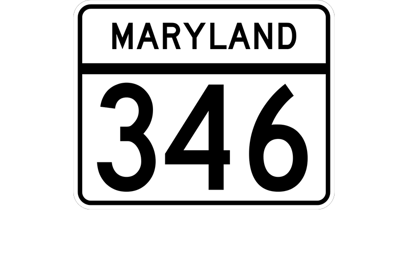MD 346 sign
