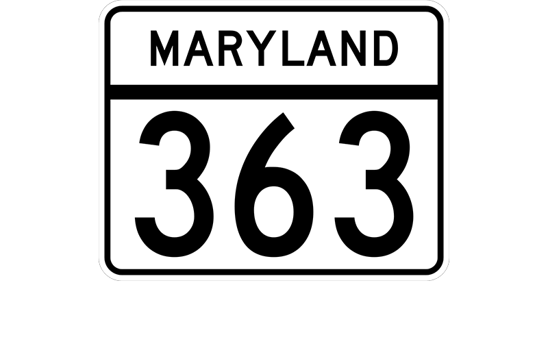 MD 363 sign