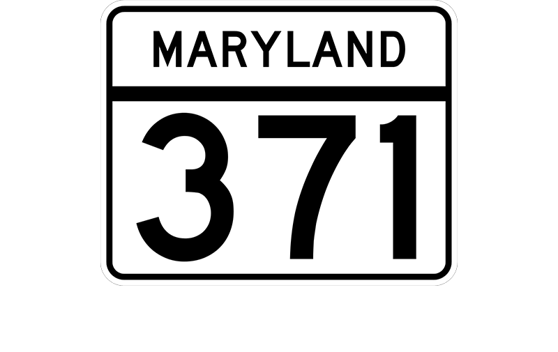 MD 371 sign