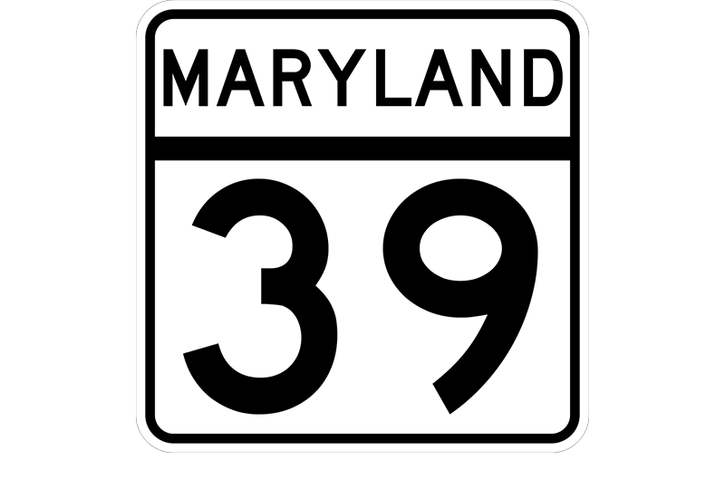 MD 39 sign