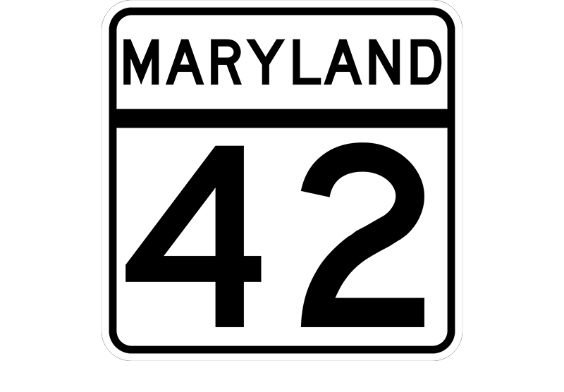 MD 42 sign