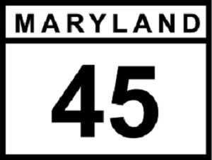 MD 45 sign