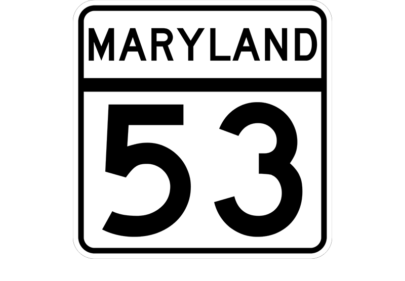 MD 53 sign