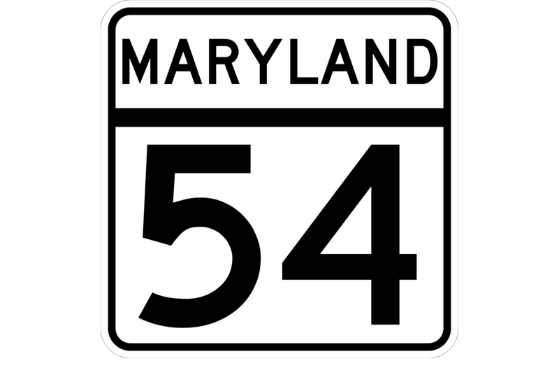 MD 54 sign