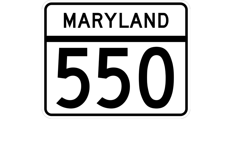 MD 550 sign