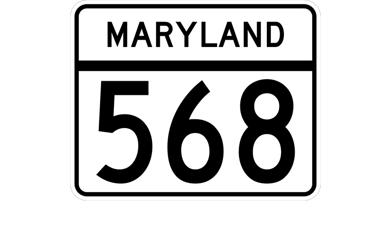 MD 568 sign