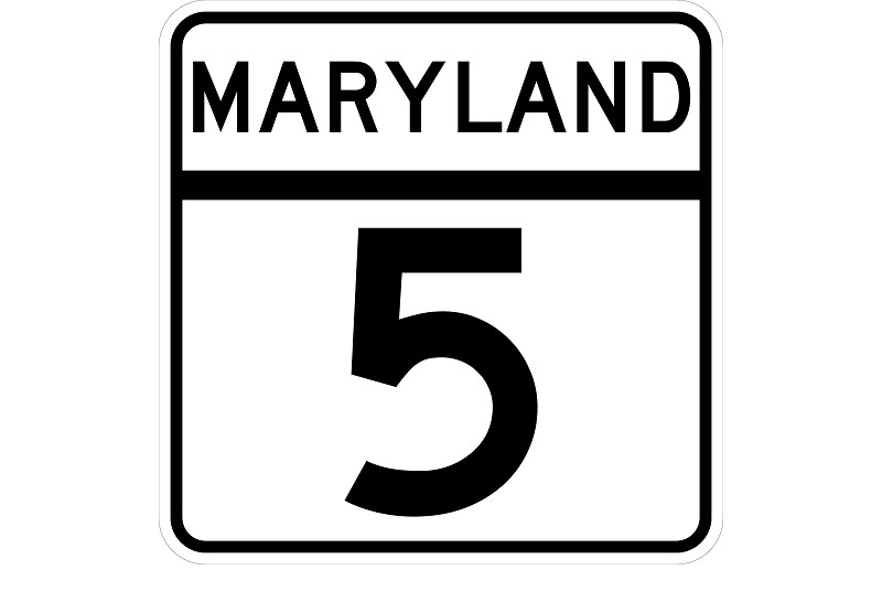 MD 5 sign