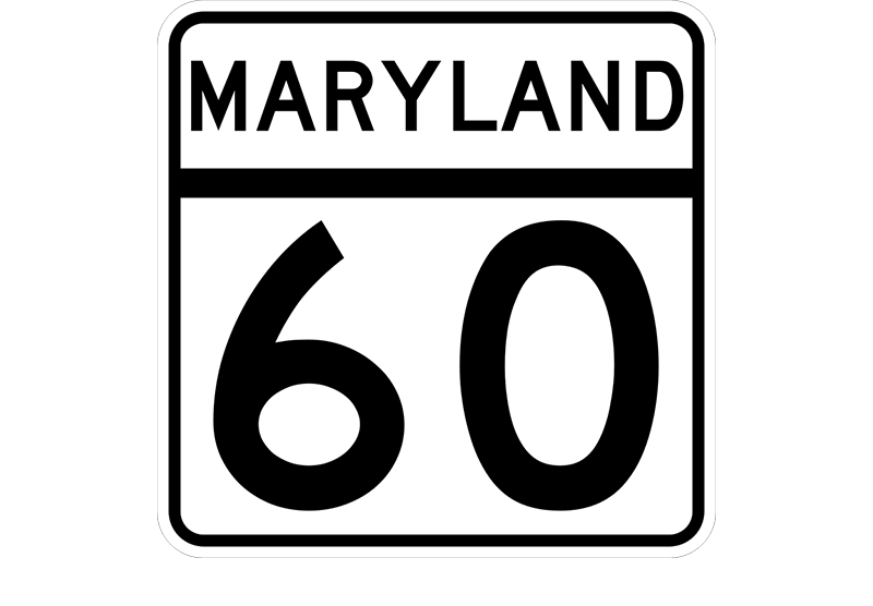 MD 60 sign