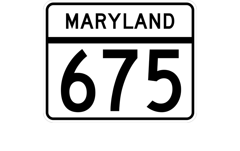 MD 675 sign