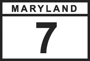 MD 7 sign