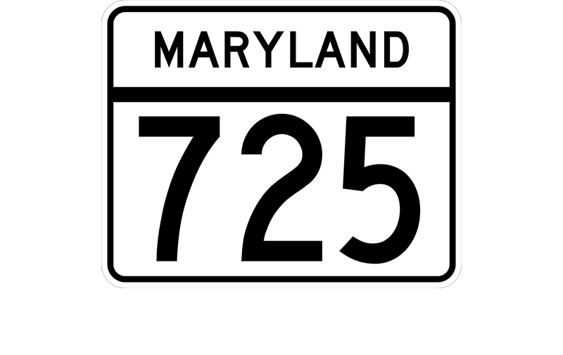MD 725 sign