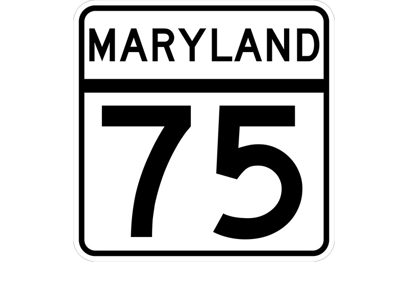 MD 75 sign