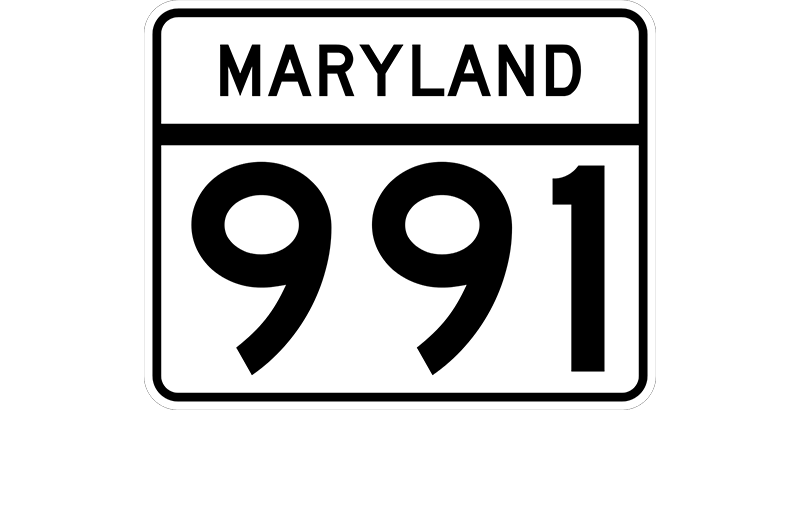 MD 991 sign