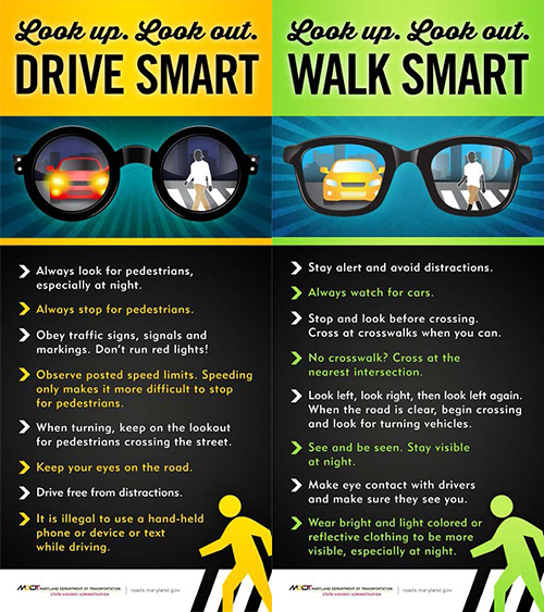 Pedestrian Safety Tip Card