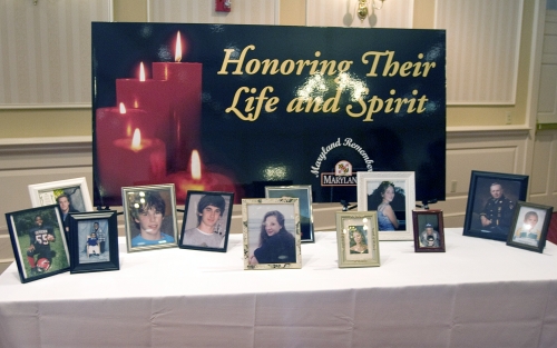 A tribute to lives stolen by drunk drivers.