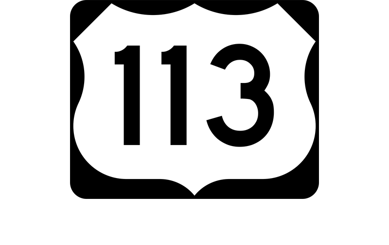 US 113 sign