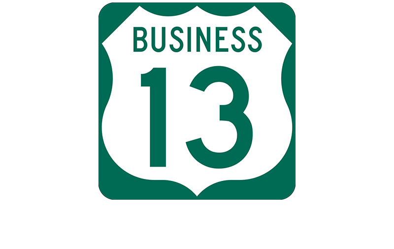 US 13 business sign