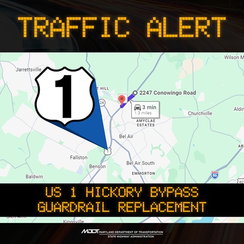 US 1 road improvements in Baltimore and Harford Counties